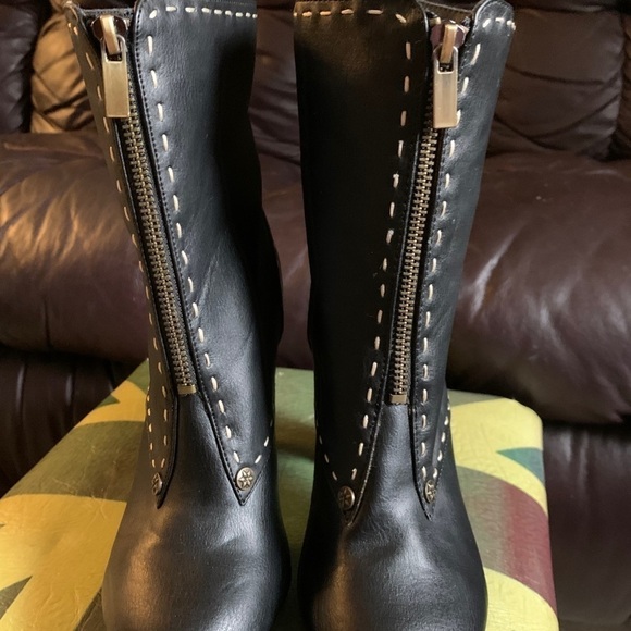 Mark. Contrast stitching platform boot 7 - Picture 2 of 7